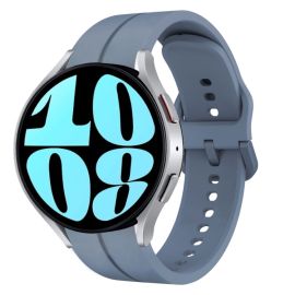 SILICONE Řemínek pro Samsung Galaxy Watch 6 Classic (47mm/43mm) a Watch 6 (44mm/40mm) světle modrý