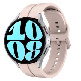 SILICONE Řemínek pro Samsung Galaxy Watch 6 Classic (47mm/43mm) a Watch 6 (44mm/40mm) růžový