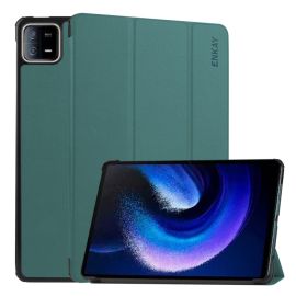 ENKAY LEATHER Zaklápěcí obal pro Xiaomi Pad 6 / Pad 6 Pro zelený