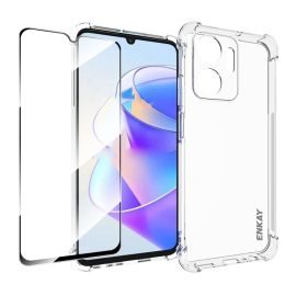 ENKAY SET Průhledný obal + 3D ochranné sklo Honor X7a