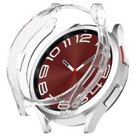 TPU HALF COVER Obal pro Samsung Galaxy Watch 6 Classic 43mm průhledný