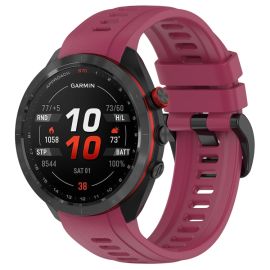SILICONE Řemínek pro Garmin Approach S70 - 42mm bordó