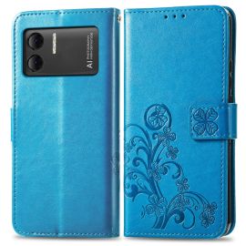 ART FLOWER S Peněženkový kryt Doogee X98 / X98 Pro modrý