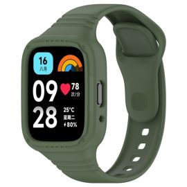 GLACIER Ochranné pouzdro s řemínkem pro Xiaomi Redmi Watch 3 Active tmavě zelené