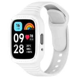 GLACIER Ochranné pouzdro s řemínkem pro Xiaomi Redmi Watch 3 Active bílé