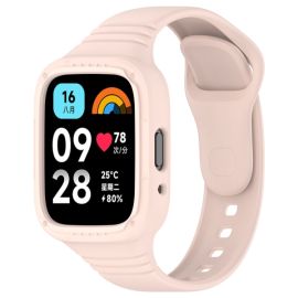 GLACIER Ochranné pouzdro s řemínkem pro Xiaomi Redmi Watch 3 Active světle růžové