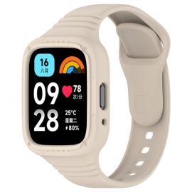 GLACIER Ochranné pouzdro s řemínkem pro Xiaomi Redmi Watch 3 Active béžové