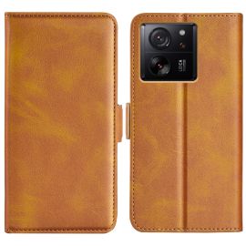 SIDE Peněženkové pouzdro pro Xiaomi 13T / 13T Pro světle hnědé