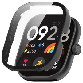 PC FULL COVER Plastový kryt se sklem pro Redmi Watch 4 černý