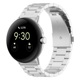 CLASSIC Kovový řemínek pro Google Pixel Watch 3 41mm / Pixel Watch 4 41mm stříbrný