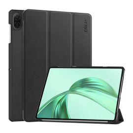 ENKAY LEATHER Zaklápěcí obal pro Honor Pad X8a černý