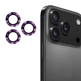 ENKAY ALU Sklo pro fotoaparát Apple iPhone 17 Pro / iPhone 17 Pro Max PURPLE