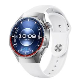 BUTTERFLY Vyměnitelný řemínek pro Huawei Watch GT 5 46mm / GT 6 46mm / Watch GT 5 Pro 46mm / GT 6 Pro 46mm bílý