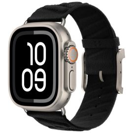TWILL BAND Nylonový řemínek pro Apple Watch 44 / 45 / 46 / 49mm černý