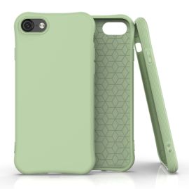 ENKAY RUBBER Gumový kryt Apple iPhone 7 / iPhone 8 / iPhone SE 2022 / 2020 zelený