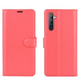 LITCHI Peňaženkový kryt Realme 6 červený