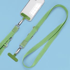 PROTEMIO LANYARD Univerzální šňůrka na mobil pod zadní kryt zelená
