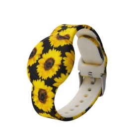 ART Silikonový řemínek pro Apple AirTag SUNFLOWER