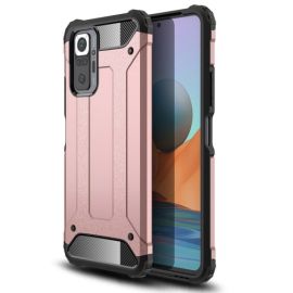 TOUGH Ochranný kryt Xiaomi Redmi Note 10 Pro růžový