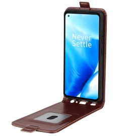 Vyklápěcí pouzdro OnePlus Nord N20 5G hnědé