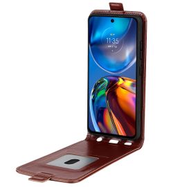 Vyklápěcí pouzdro Motorola Moto E32 / E32s hnědé