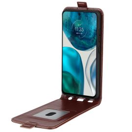 Vyklápěcí pouzdro Motorola Moto G42 hnědé