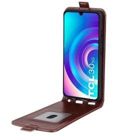 Vyklápěcí pouzdro TCL 30 / TCL 30+ hnědé