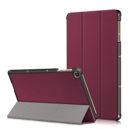 LEATHER Zaklápěcí kryt pro Honor Pad X8 bordó