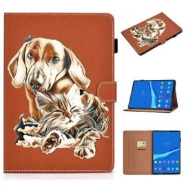 ART zaklapovací kryt Lenovo Tab M10 Plus (TB-X606F / TB-X606L / ZA5T0081CZ / ZA5V0206CZ) DOG AND CAT