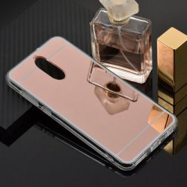 Zrcadlový silikonový obal Huawei Mate 10 Lite růžový