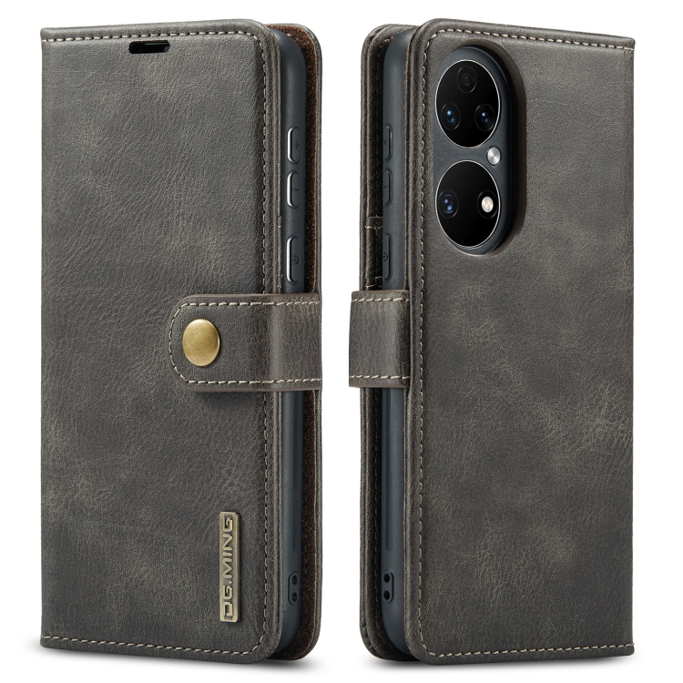 VSECHNONAMOBIL 38728
DG.MING Peněženkový obal 2v1 Huawei P50 Pro šedý