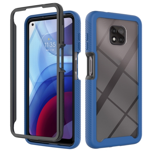 Levně DUAL kryt Motorola Moto G Power (2021) modrý