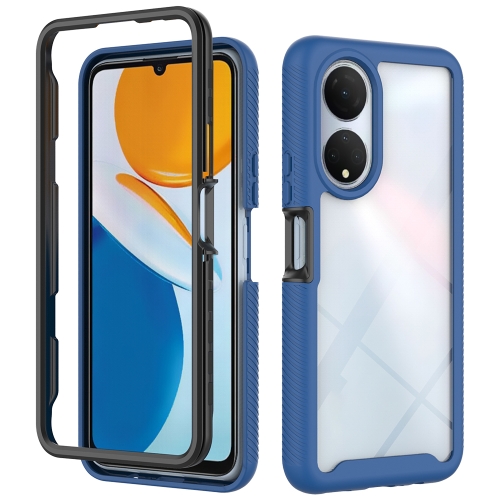 DUAL Oboustranný kryt pro Honor X7 tmavě modrý