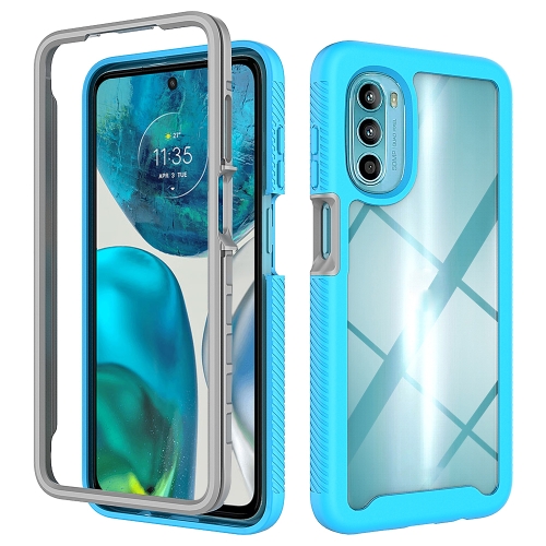 DUAL Oboustranný kryt pro Motorola Moto G52 / G82 světle modrý