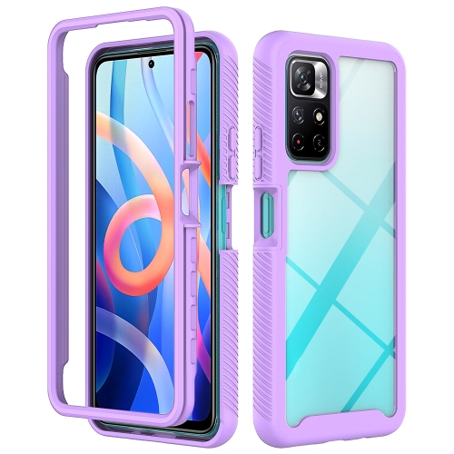 DUAL Oboustranný kryt pro Xiaomi Poco M4 Pro 5G / Redmi Note 11S 5G fialový