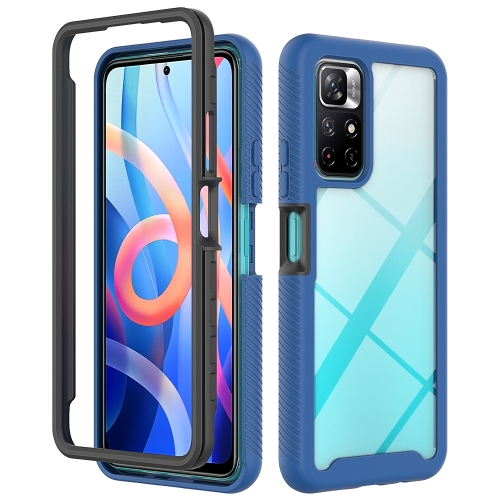 DUAL Oboustranný kryt pro Xiaomi Poco M4 Pro 5G / Redmi Note 11S 5G tmavomodrý