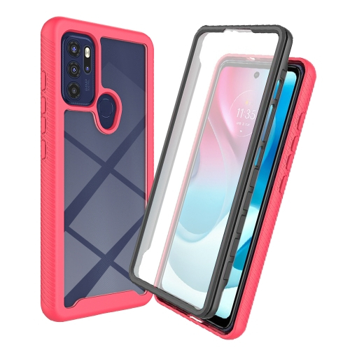 DUAL Oboustranný kryt s fólií Motorola Moto G60s růžový