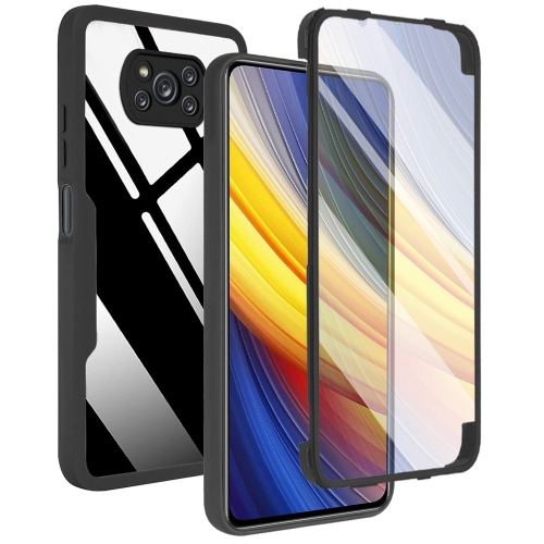 Levně DUAL Oboustranný kryt s fólií Xiaomi Poco X3 NFC / X3 Pro černý