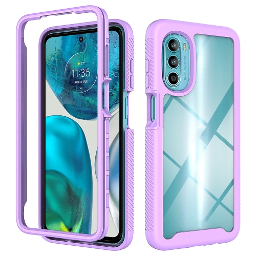 DUAL Oboustranný kryt pro Motorola Moto G52 / G82 fialový