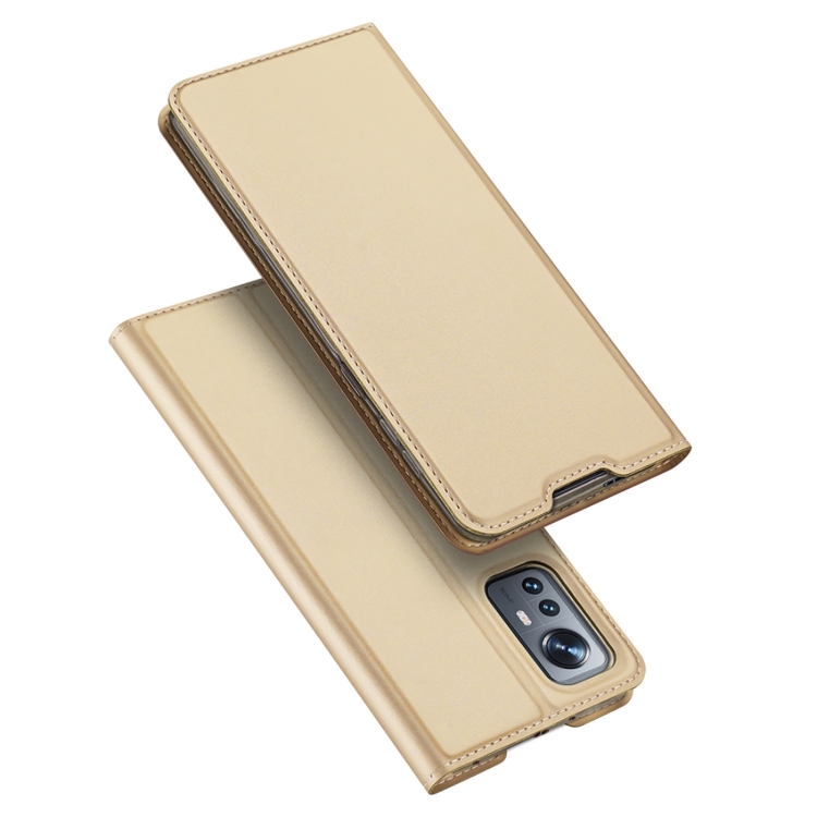 Levně DUX Peněženkový kryt Xiaomi 12 Lite zlatý