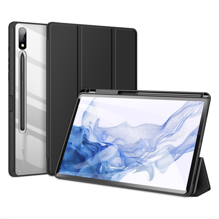 Levně DUX TOBY Flip ové pouzdro Samsung Galaxy Tab S9+ černé