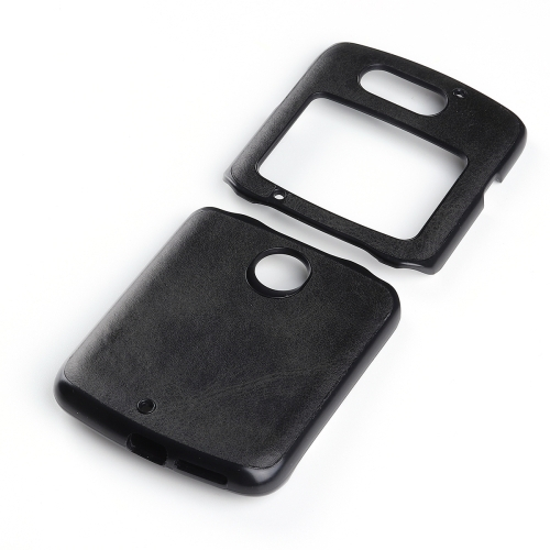 FORCELL LEATHER TPU Ochranný kryt Motorola Razr 5G čierny