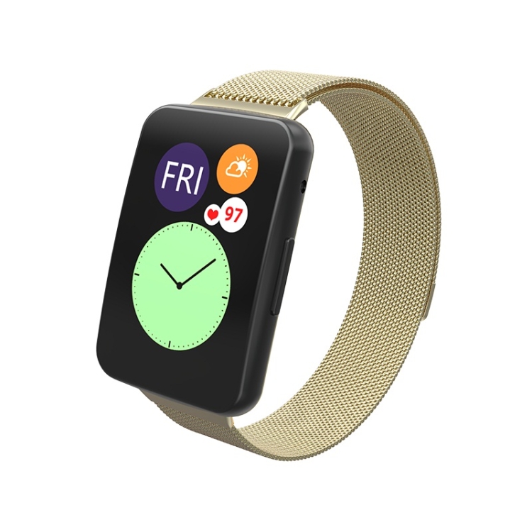 MILANESE Kovový řemínek Huawei Watch Fit zlatý