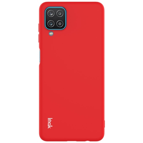 Levně IMAK RUBBER Gumový kryt Samsung Galaxy A12 / M12 červený
