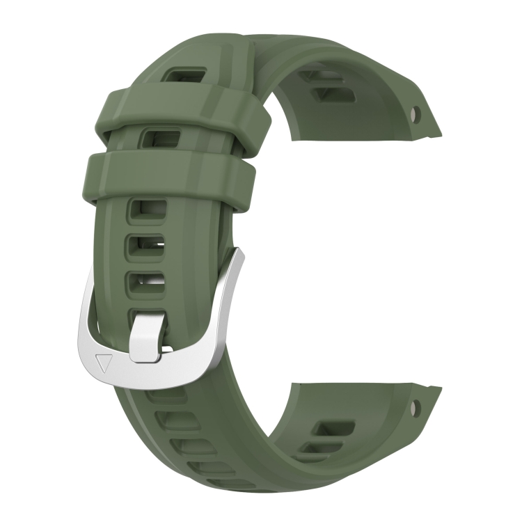 Levně SILICONE Řemínek pro Garmin Instinct 2S tmavě zelený