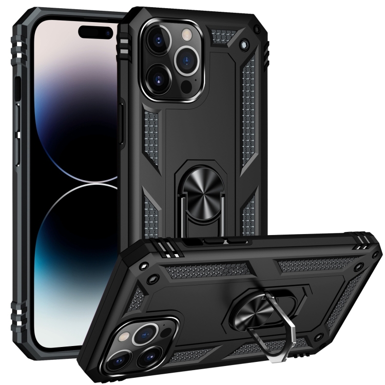 PROTEMIO 53160
RING Obal s držákem pro Apple iPhone 14 Pro Max černý