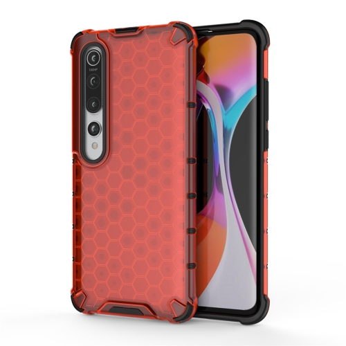 Levně HONEYCOMB Ochranný kryt Xiaomi Mi 10 červený