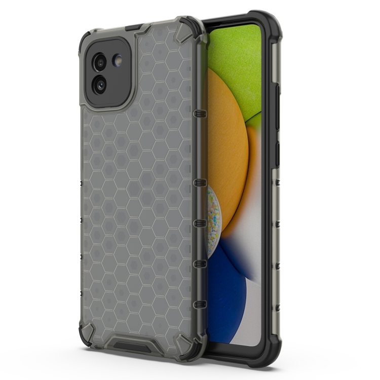 HONEYCOMB Ochranný kryt Samsung Galaxy A03 černý