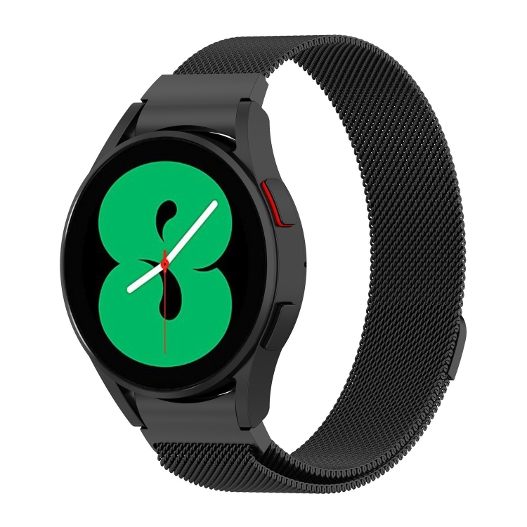 Levně MILANESE Kovový řemínek Samsung Galaxy Watch 6 Classic (47mm/43mm) a Watch 6 (44mm/40mm) černý