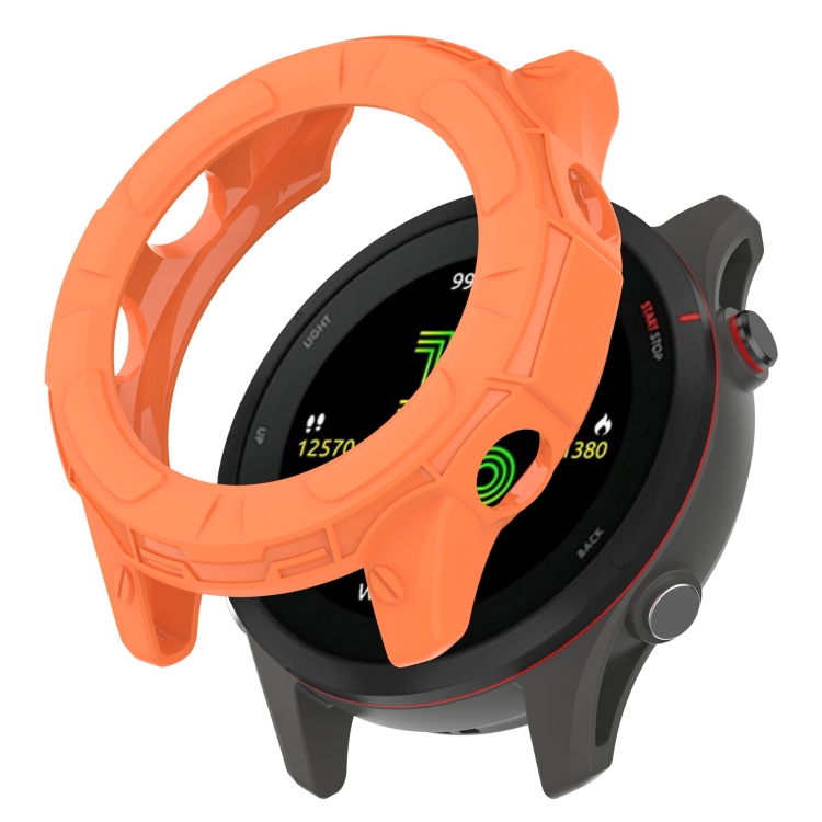 Levně TPU HALF COVER Obal pro Garmin Forerunner 955 oranžový